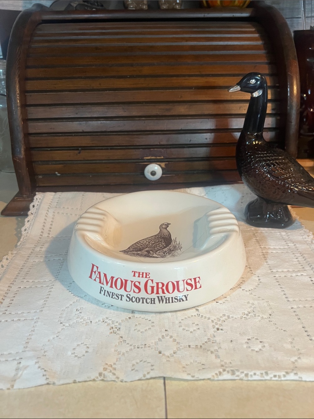 1970s English the Famous Grouse Pub Ashtray